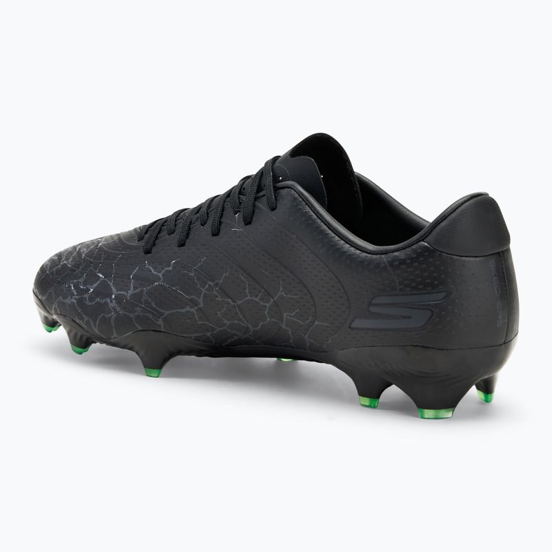 Scarpe da calcio Skechers SKX Academy Gold 1.5 FG nero/argento per uomo 3