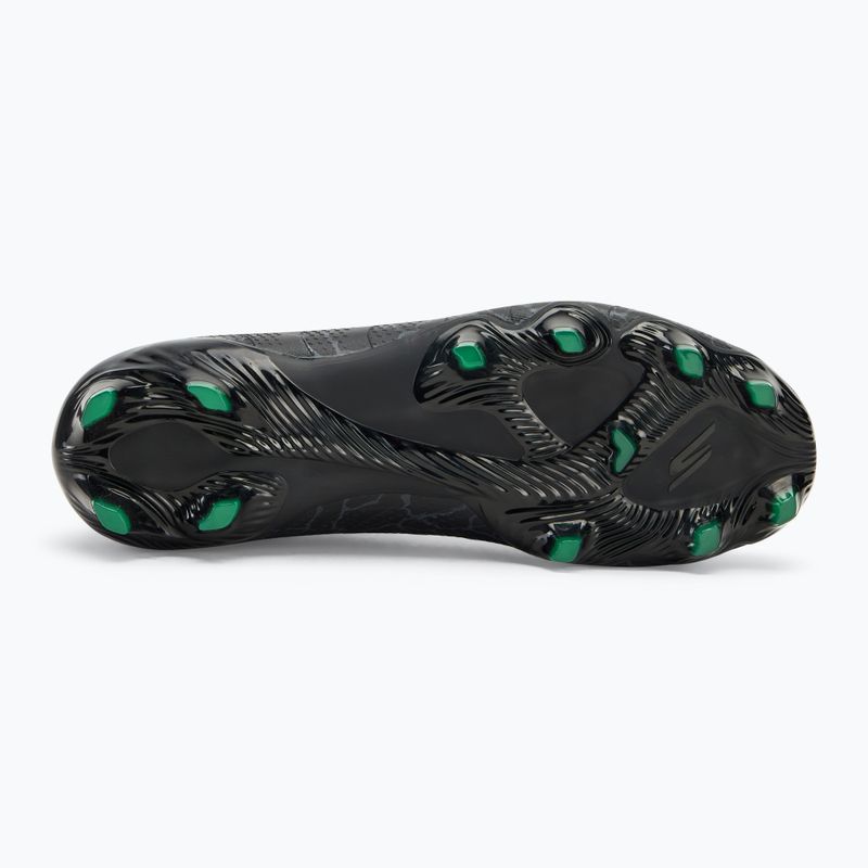Scarpe da calcio Skechers SKX Academy Gold 1.5 FG nero/argento per uomo 4