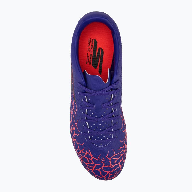 Scarpe da calcio da uomo Skechers SKX Academy Gold 1.5 FG viola 5