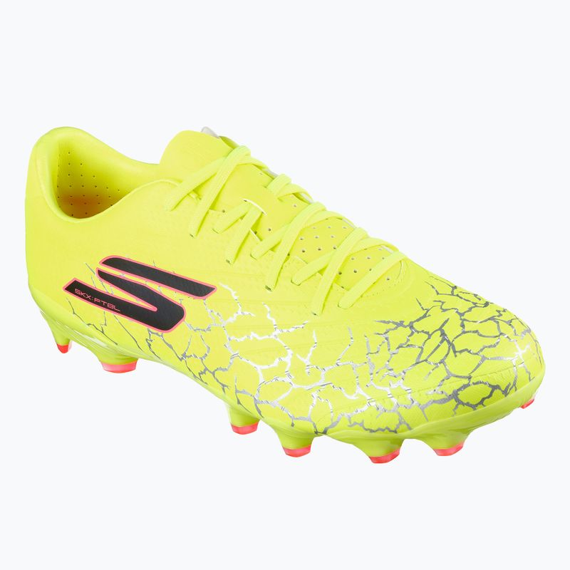Uomo Skechers SKX Academy Gold 1.5 FG scarpe da calcio giallo/nero 8