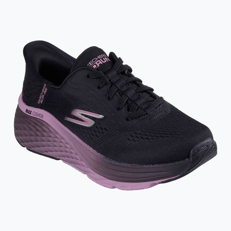 Scarpe da corsa SKECHERS Max Cushioning Elite 2.0 donna nero/malva 8