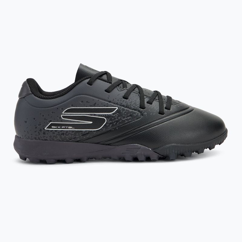 Scarpe da calcio per bambini Skechers Razor Gold 1.5 TF nero/argento 2