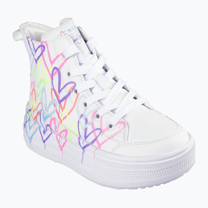 SKECHERS Hyperlift Love Daze bianco/multicolore scarpe per bambini 8