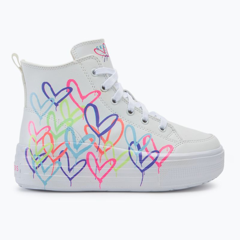 SKECHERS Hyperlift Love Daze bianco/multicolore scarpe per bambini 2