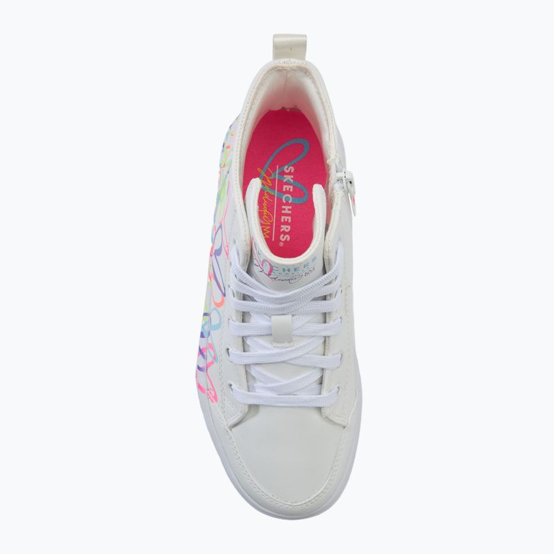 SKECHERS Hyperlift Love Daze bianco/multicolore scarpe per bambini 5