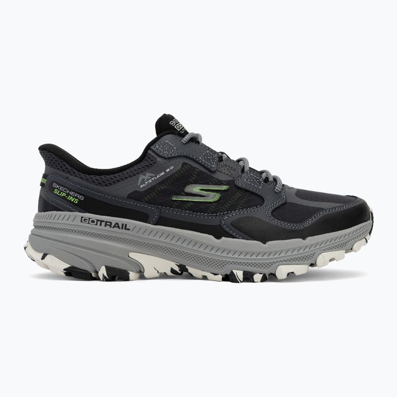 Uomo SKECHERS Go Run Trail Altitude 2.0 Rocky Hill scarpe da corsa nere 2