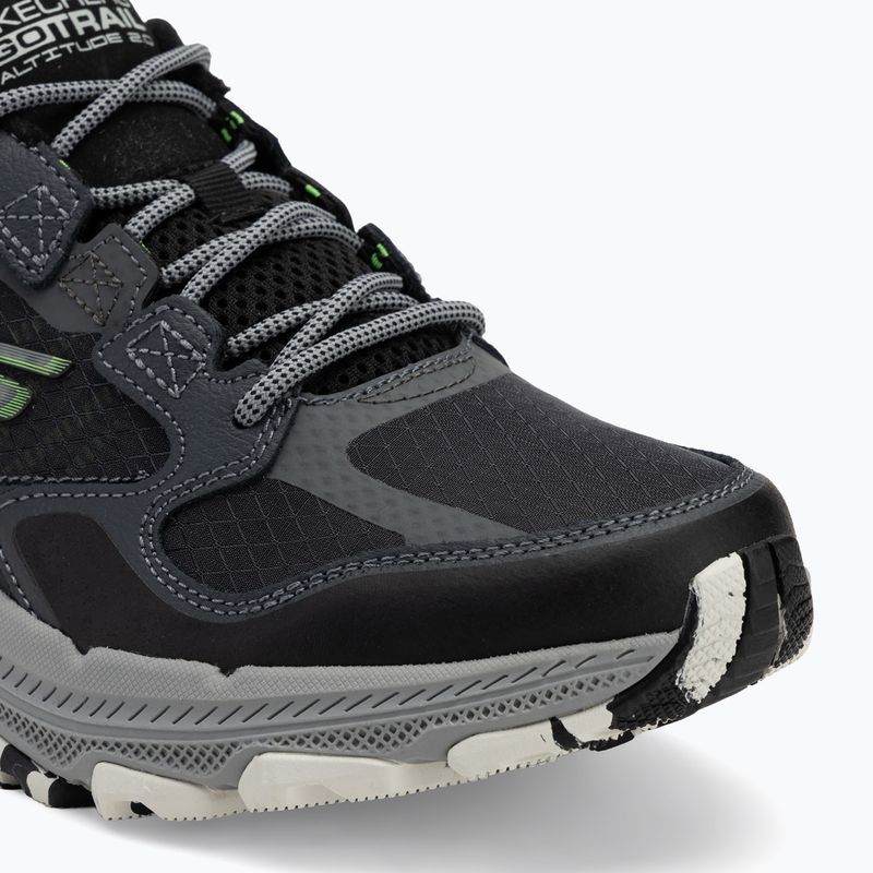 Uomo SKECHERS Go Run Trail Altitude 2.0 Rocky Hill scarpe da corsa nere 7