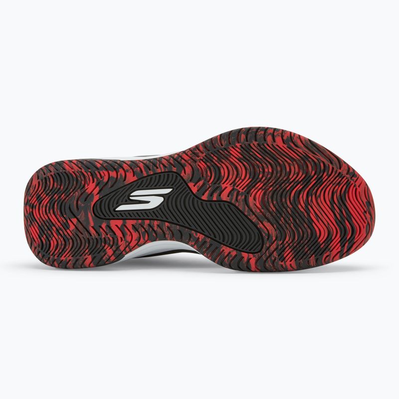 SKECHERS SKX League scarpe da basket da uomo nero/rosso 4