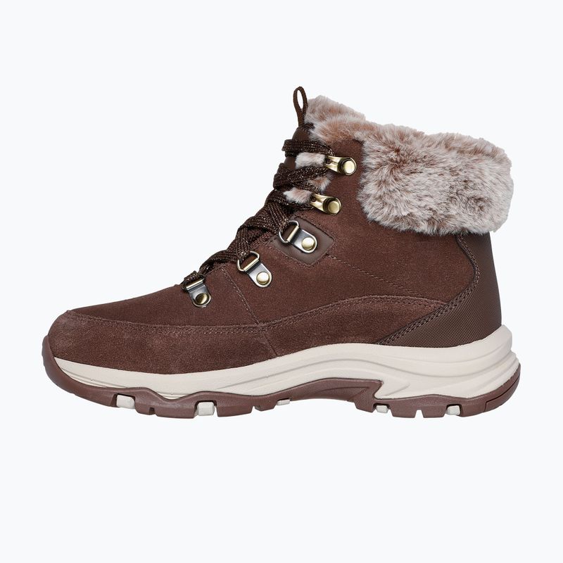 Scarpe da donna Skechers Trego Snow Worries cioccolato 10