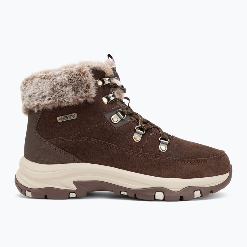 Scarpe da donna Skechers Trego Snow Worries cioccolato 2