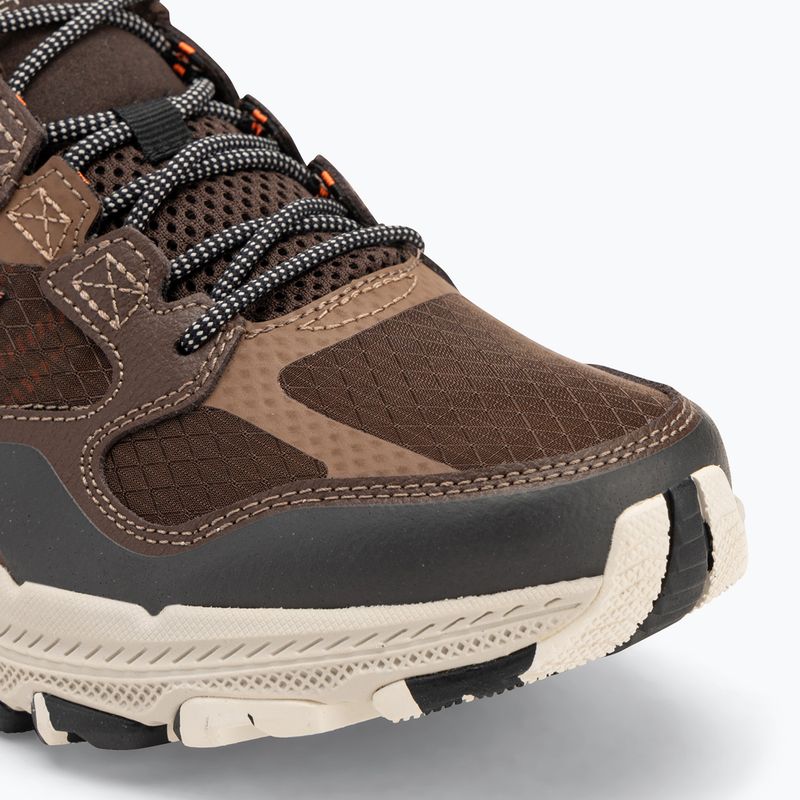 Uomo SKECHERS Go Run Trail Altitude 2.0 Rocky Hill scarpe da corsa marrone 7