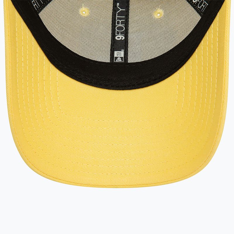 Berretto da baseball da donna New Era Wmns Le 940 La Dodgers giallo pastello 4