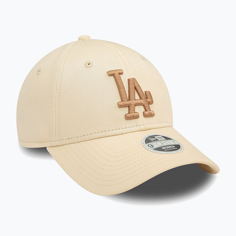 Cappello da baseball da donna New Era Wmns Le 940 La Dodgers beige chiaro