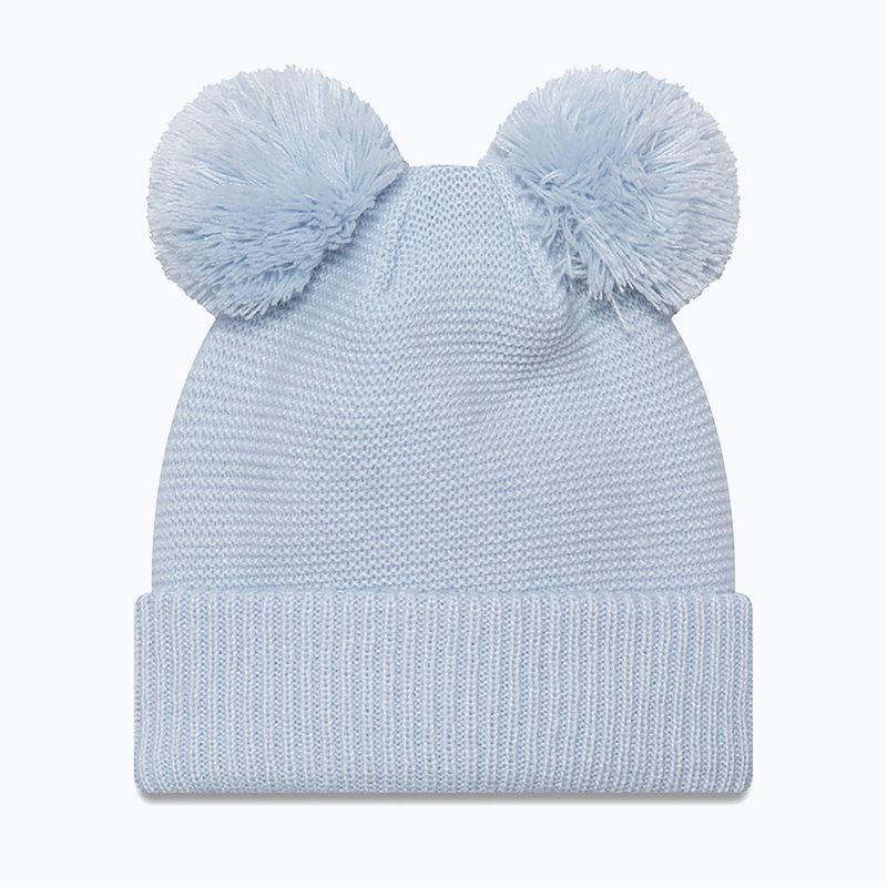 Berretto invernale da donna New Era Wmns Double Pom Nyyy blu pastello 2