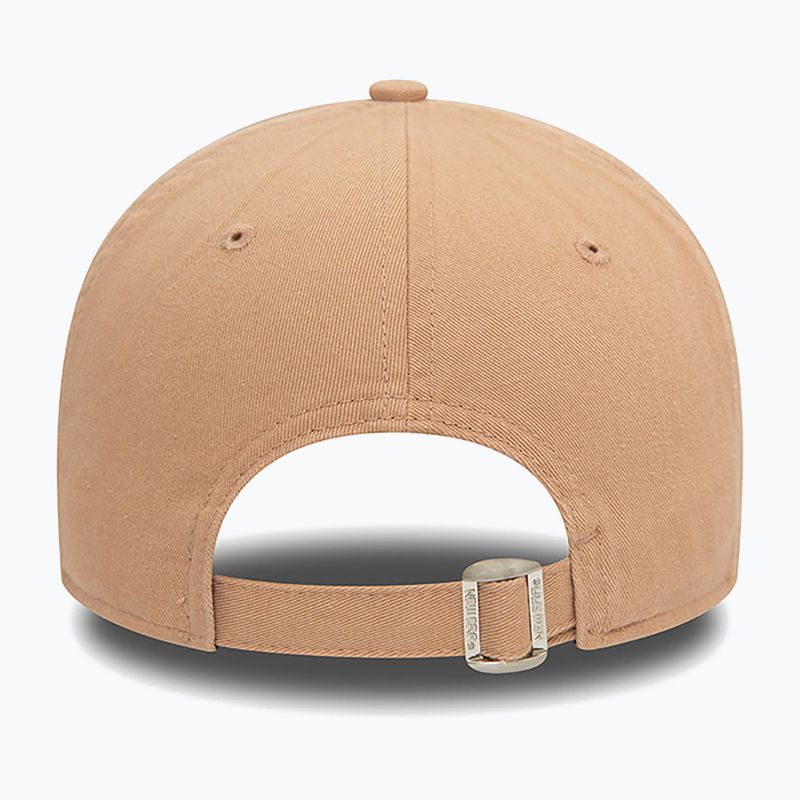 Cappello da baseball New Era Washed 940 La Dodgers med beige 4