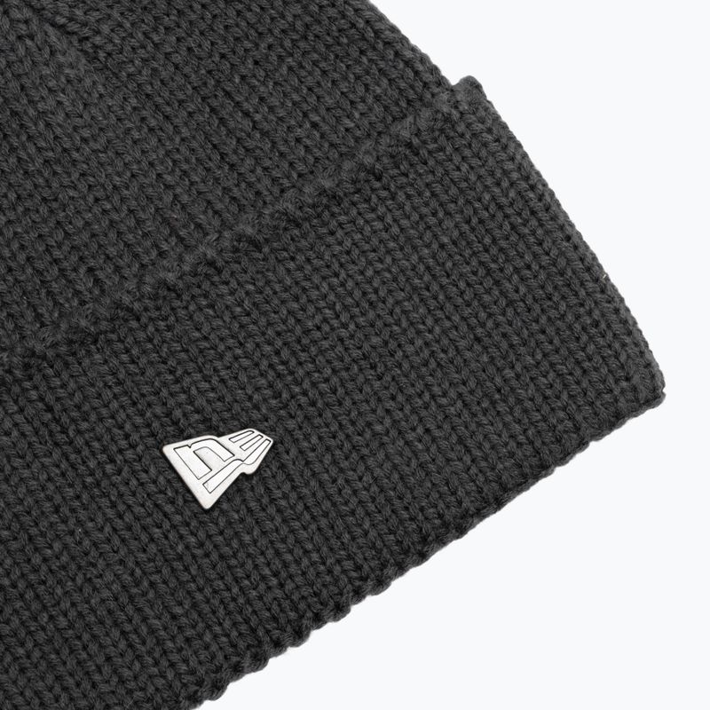 Cappello invernale New Era Ne Wide Beanie grigio scuro 3