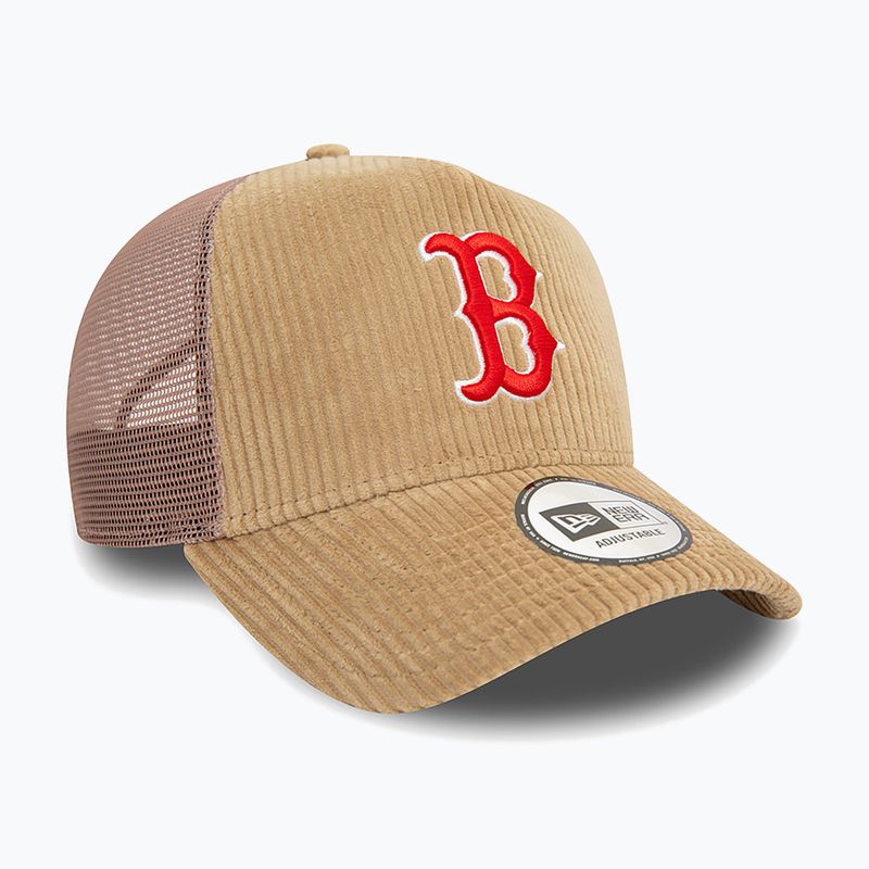 Cappello da baseball New Era Cord Trucker Red Sox med beige