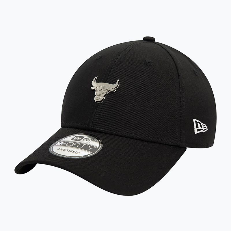 Cappello da baseball New Era Metallic Pin 940 Bulls nero 2