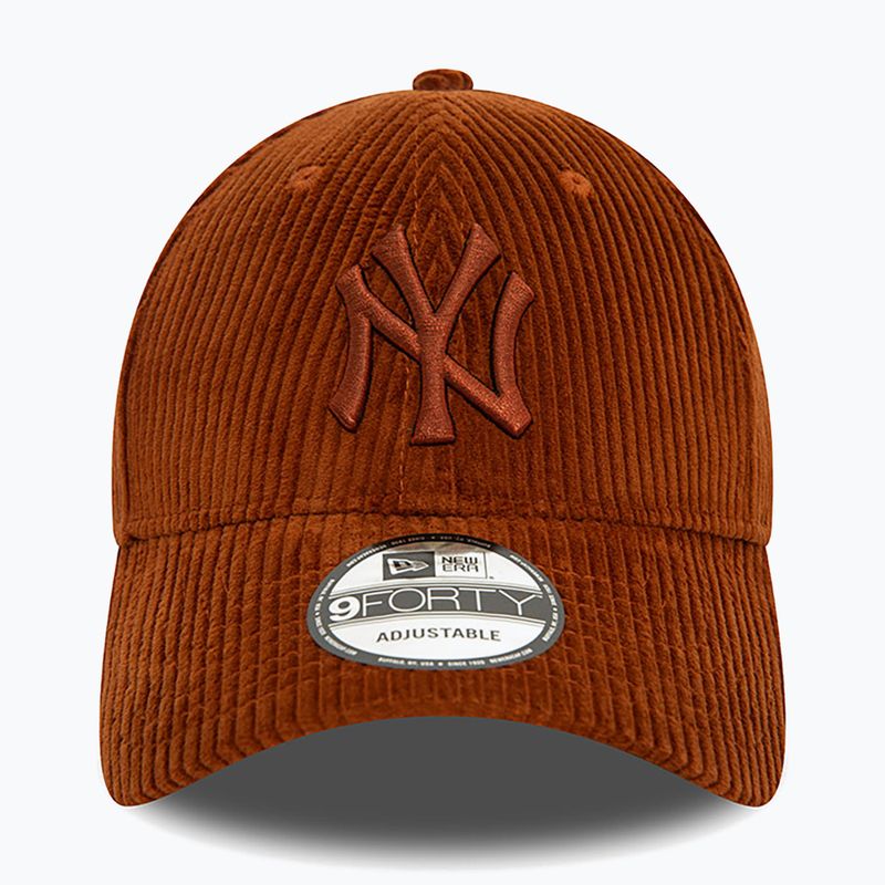 Berretto da baseball New Era Cord 940 Nyyy med brown 2