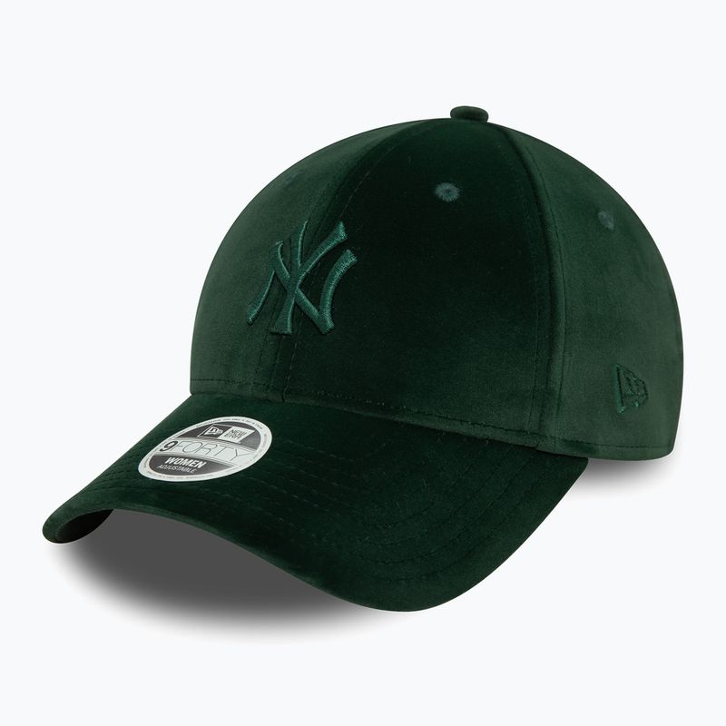 Cappello da baseball New Era Velour Midi 9FORTY New York Yankees verde scuro da donna 2