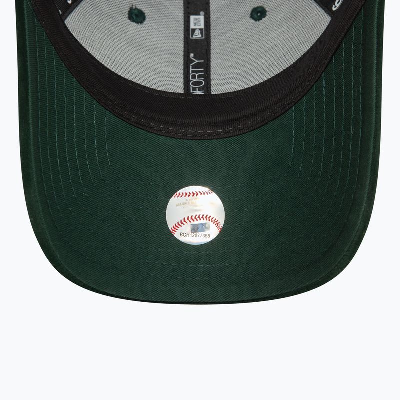 Cappello da baseball New Era Velour Midi 9FORTY New York Yankees verde scuro da donna 5