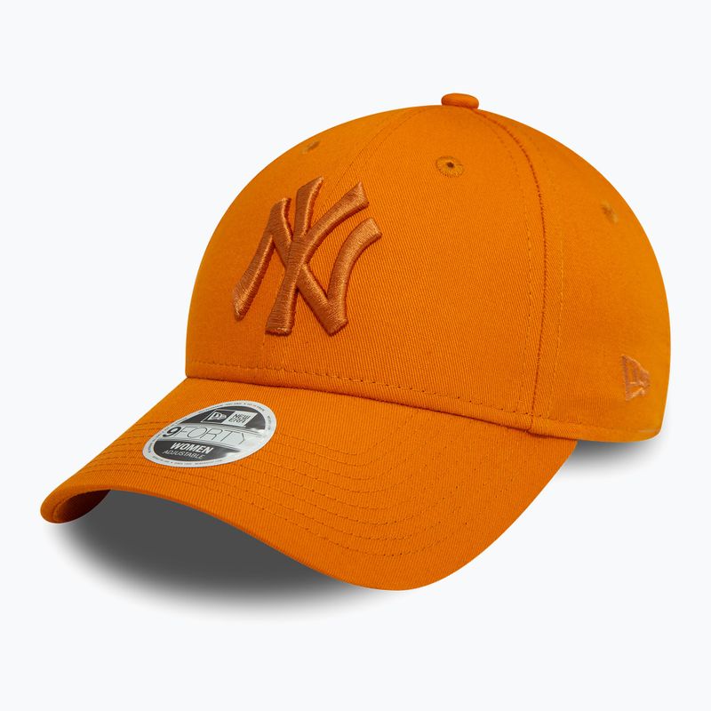 Berretto da baseball New Era League Essential 9FORTY New York Yankees arancione da donna 2