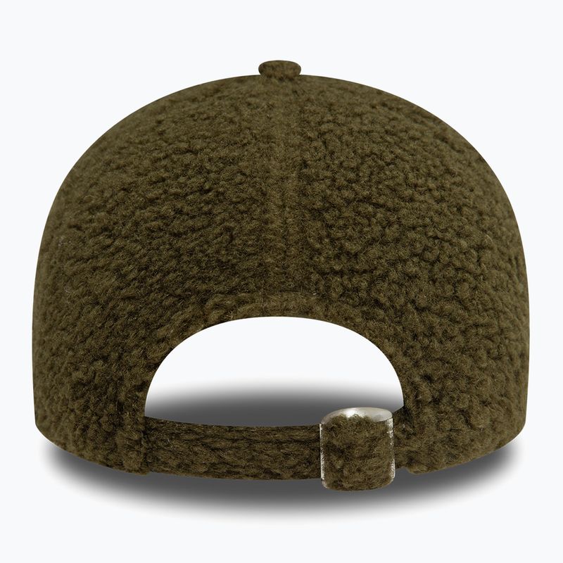 Berretto da baseball New Era Borg 9FORTY Los Angeles Dodgers verde scuro da donna 4