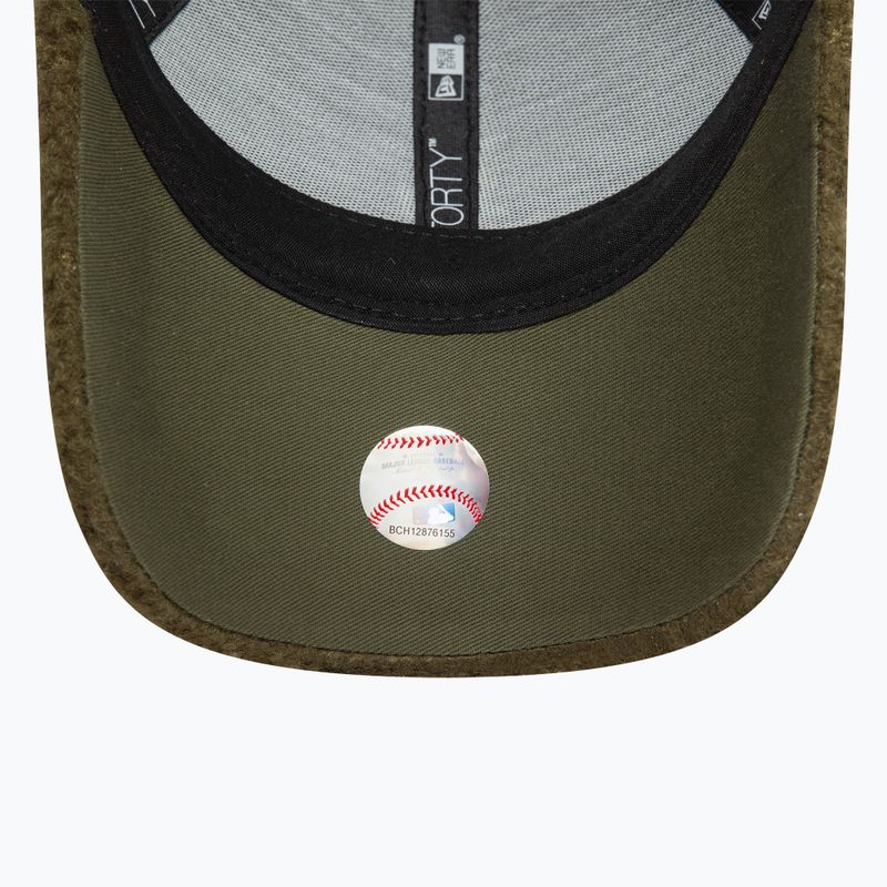 Berretto da baseball New Era Borg 9FORTY Los Angeles Dodgers verde scuro da donna 5
