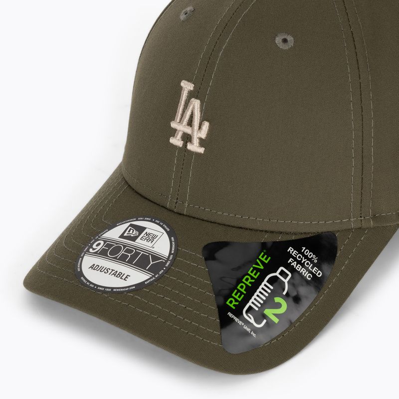 Cappello da baseball New Era Repreve Mini Logo 9FORTY Los Angeles Dodgers verde 3