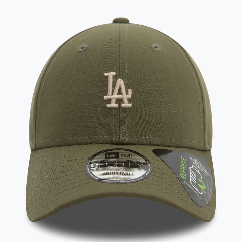 Cappello da baseball New Era Repreve Mini Logo 9FORTY Los Angeles Dodgers verde 3