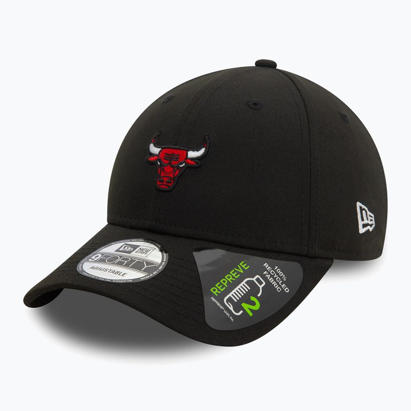 Cappello da baseball New Era Repreve Mini Logo 9FORTY Chicago Bulls nero 2