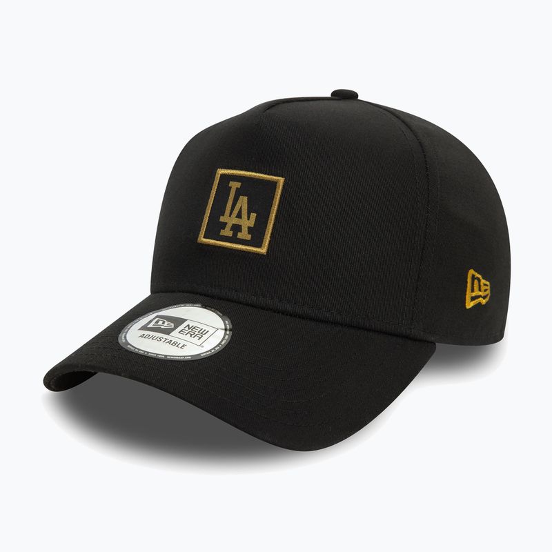 New Era Metallic Patch Eframe 9FORTY Los Angeles Dodgers berretto da baseball nero 2