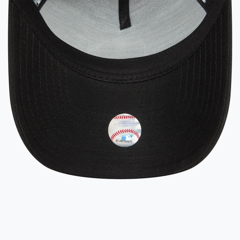 New Era Metallic Patch Eframe 9FORTY Los Angeles Dodgers berretto da baseball nero 5