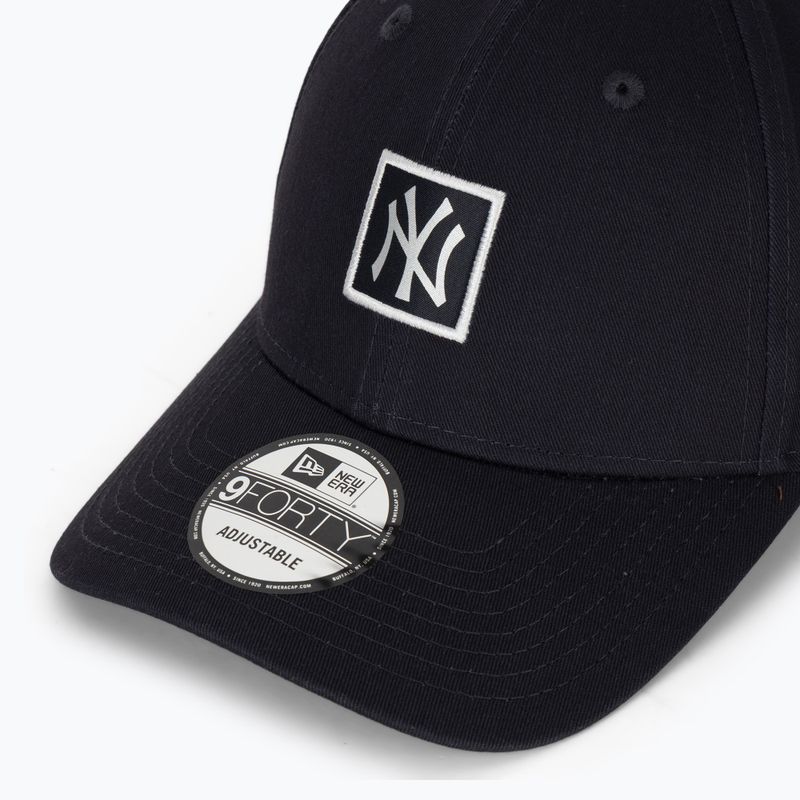 Cappello da baseball New Era Metallic Patch 9FORTY New York Yankees navy 3