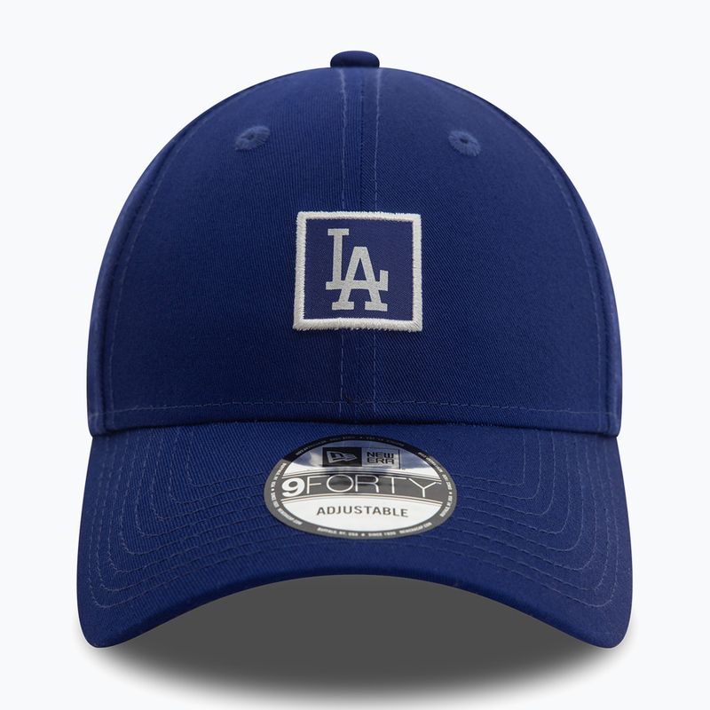 Cappello da baseball New Era Metallic Patch 9FORTY Los Angeles Dodgers blu scuro 3