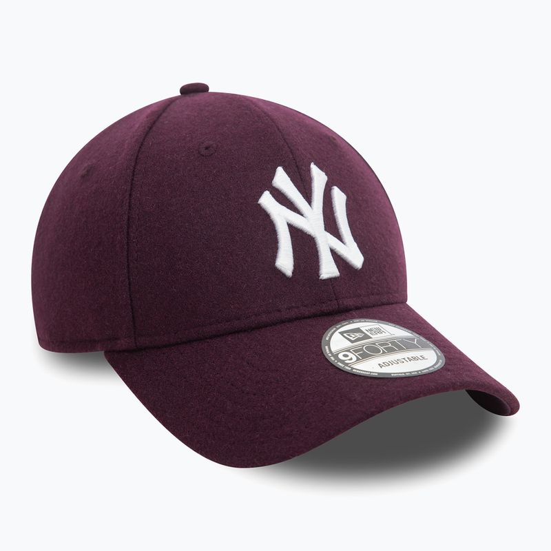 Cappello da baseball New Era Melton Wool 9FORTY New York Yankees viola