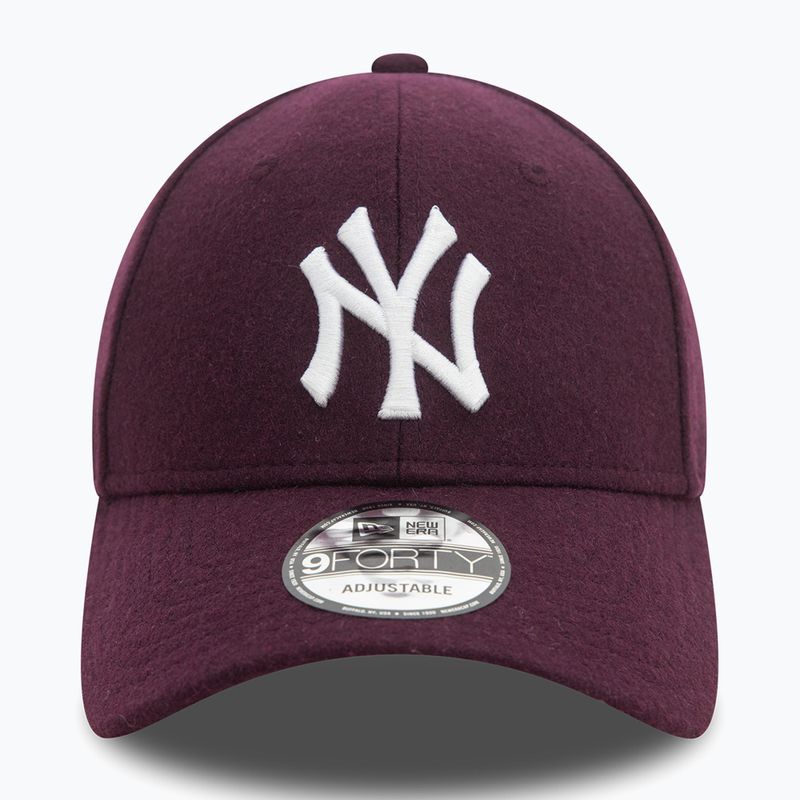 Cappello da baseball New Era Melton Wool 9FORTY New York Yankees viola 3