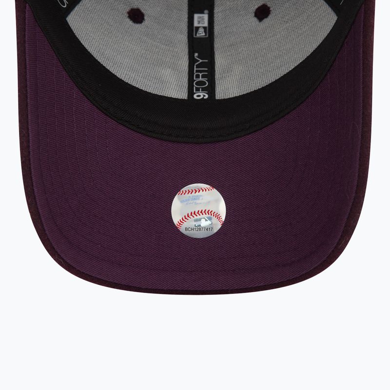 Cappello da baseball New Era Melton Wool 9FORTY New York Yankees viola 5