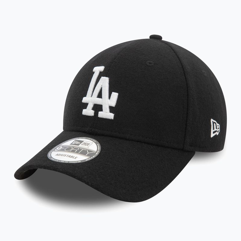 Berretto da baseball New Era Melton Wool 9FORTY Los Angeles Dodgers nero 2