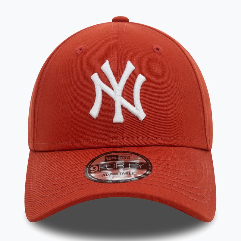 Cappello da baseball New Era League Essential 9FORTY New York Yankees rosso 3