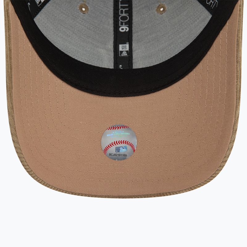 Cappello da baseball New Era Cord 9FORTY New York Yankees beige 5