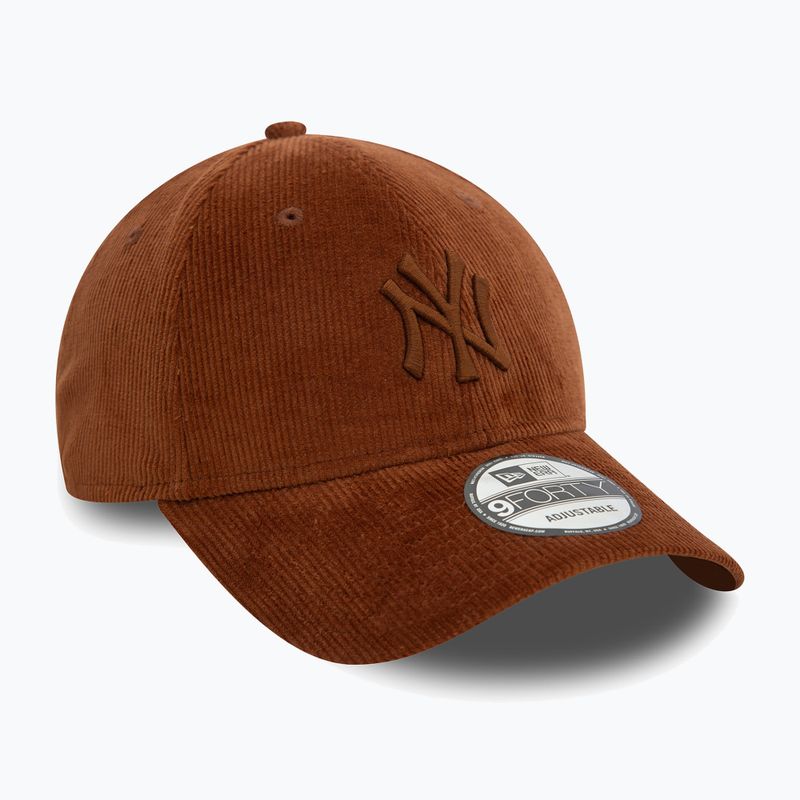 Cappello da baseball New Era Cord 9FORTY New York Yankees marrone