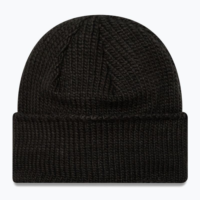 New Era Metal Pin, berretto in maglia con polsino largo, nero 2