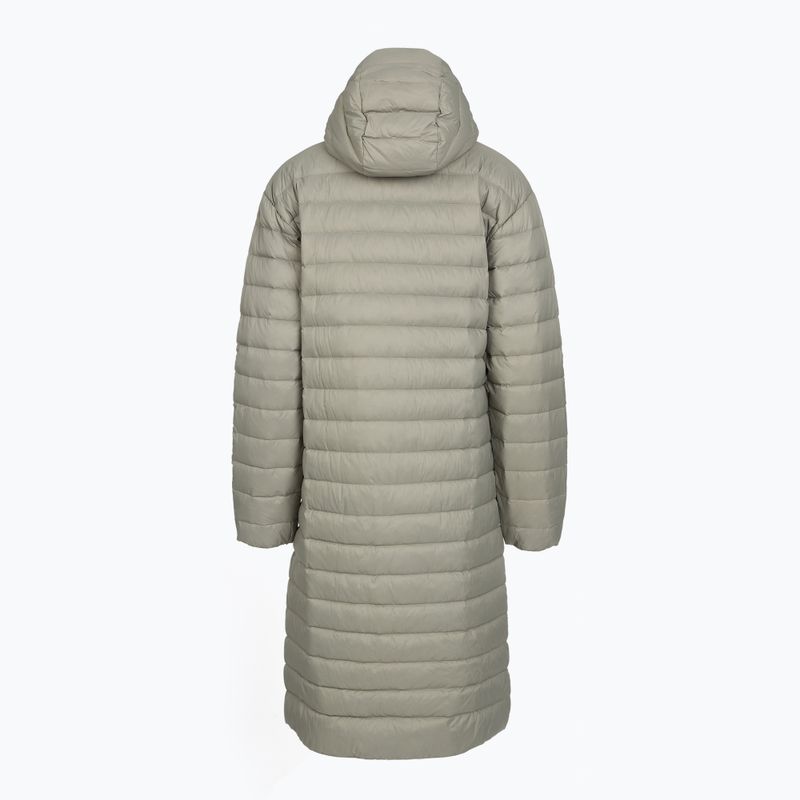 Parka da donna in piuma Patagonia Recycled Down Sweater color verde fiume 2