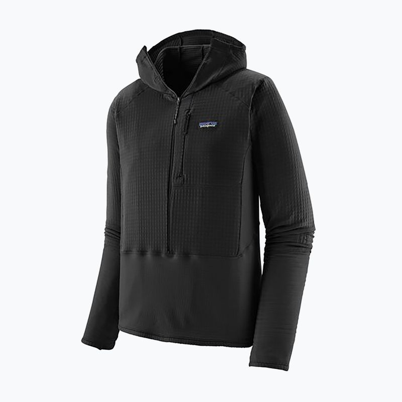 Uomo Patagonia R1 Hybrid Pullover Softshell Jacket nero 3