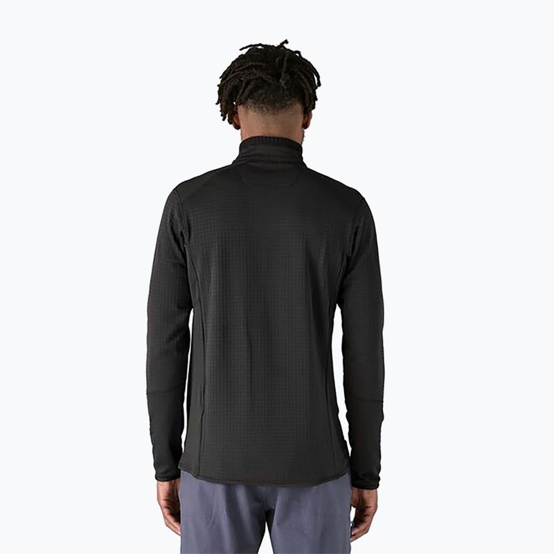 Felpa da uomo in pile Patagonia R1 Hybrid nero 2