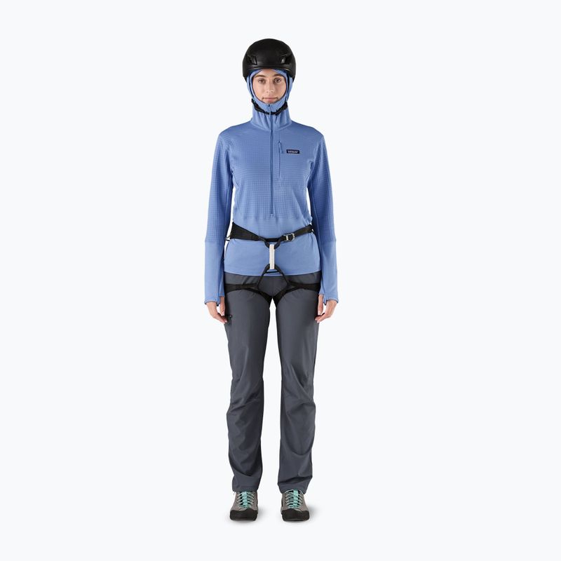 Giacca softshell da donna Patagonia R1 Hybrid Pullover Hoody abbondantemente blu 4