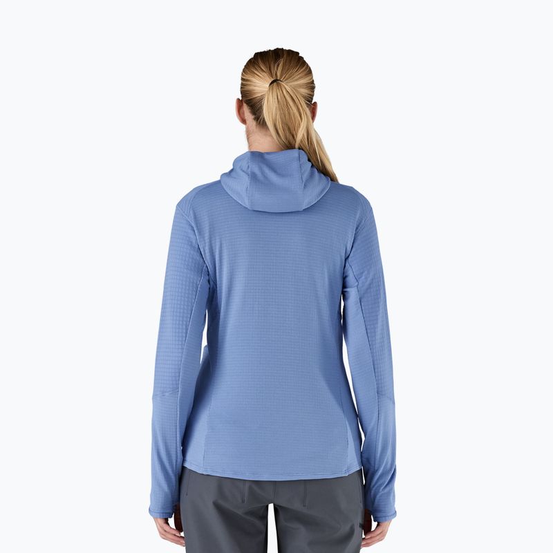 Giacca softshell da donna Patagonia R1 Hybrid Pullover Hoody abbondantemente blu 6