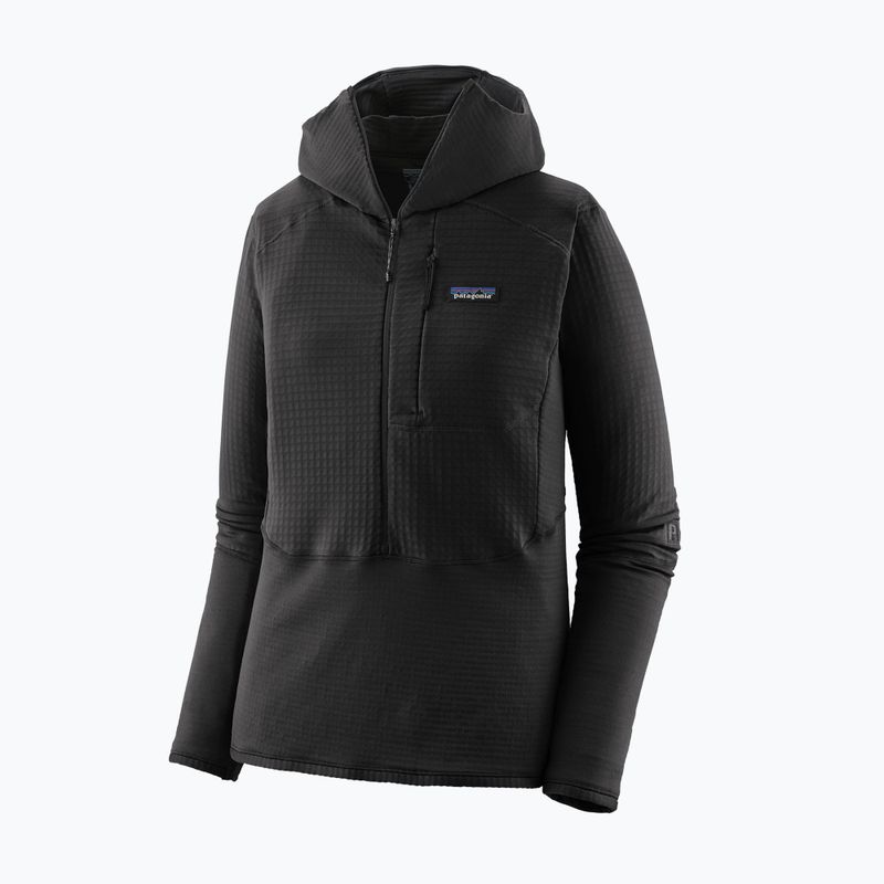 Giacca softshell da donna Patagonia R1 Hybrid Pullover Hoody nero 6