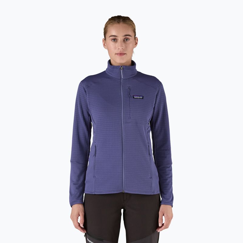 Giacca softshell da donna Patagonia R1 Hybrid solstice purple